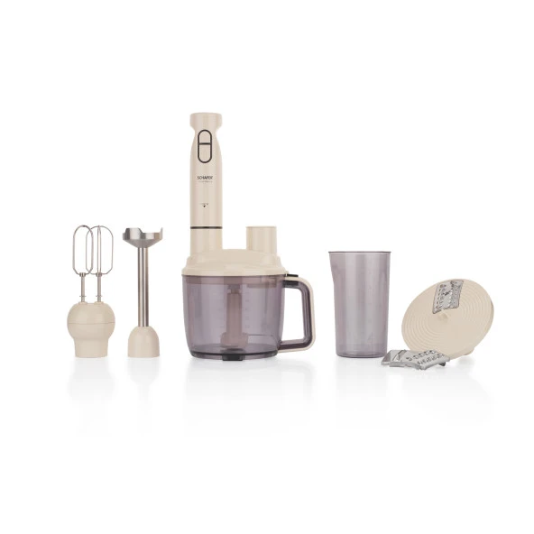 Schafer Chef Blend Mega Blender Set-Krem - 3