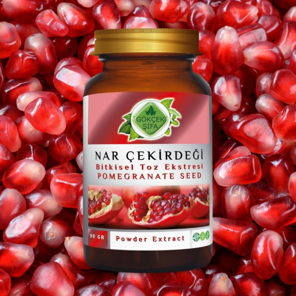 Nar Çekirdeği Toz Ekstresi (Punica Granatum Peel)90 gr Cam Kavanoz - 2