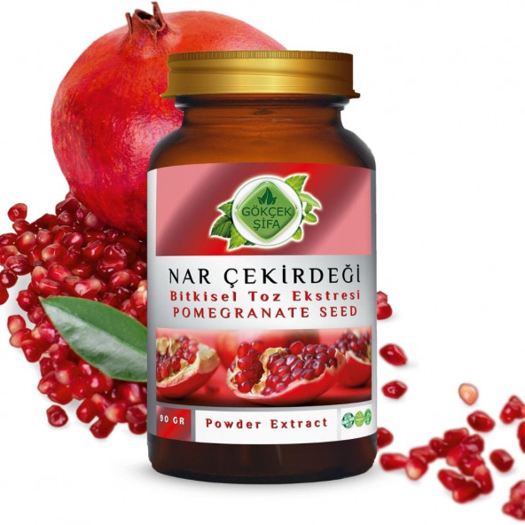 Nar Çekirdeği Toz Ekstresi (Punica Granatum Peel)90 gr Cam Kavanoz - 4