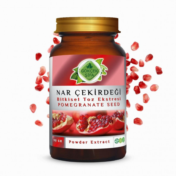 Nar Çekirdeği Toz Ekstresi (Punica Granatum Peel)90 gr Cam Kavanoz - 7