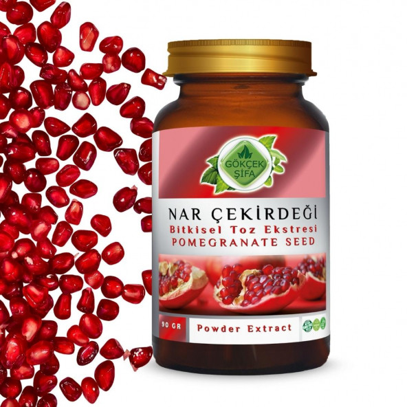 Nar Çekirdeği Toz Ekstresi (Punica Granatum Peel)90 gr Cam Kavanoz - 9