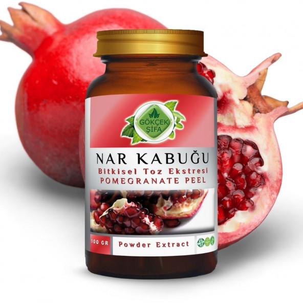 Nar Kabuğu Toz Ekstresi 100 gr Cam Kavanoz - 4