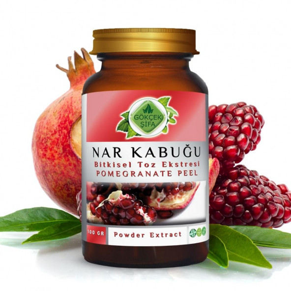 Nar Kabuğu Toz Ekstresi 100 gr Cam Kavanoz - 9