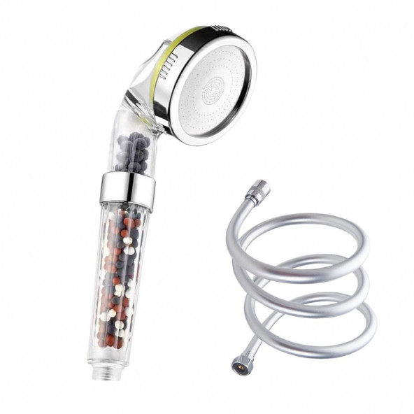 Mak Supply 2'li Set Duş Başlığı Filtreli ve Duş Hortumu 150CM