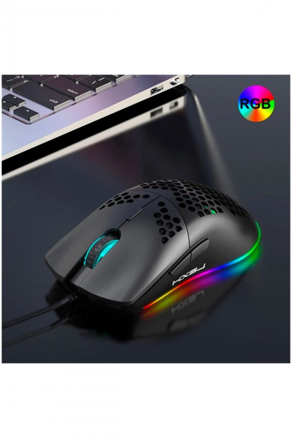 J900 Usb Kablolu Rgb Dpi Oyuncu Mouse Gaming Mouse - 2