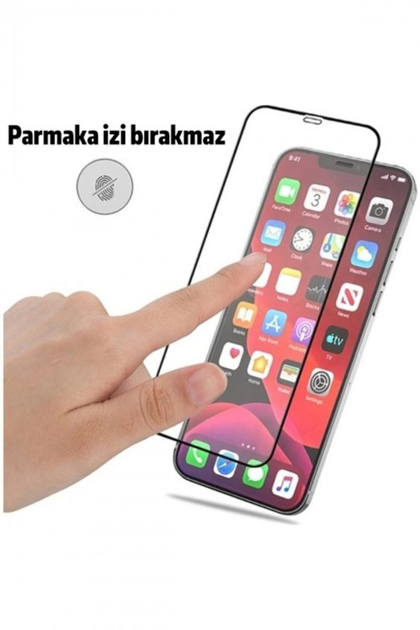 Best Iphone 12 / 12 Pro 6.1 9h 3d Tempered Full Cam Ekran Koruyucu Siyah - 5