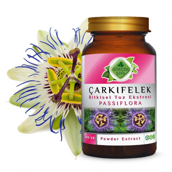 Passiflora (Çarkıfelek) Toz Ekstresi 100 gr. Cam Kavanoz - 6