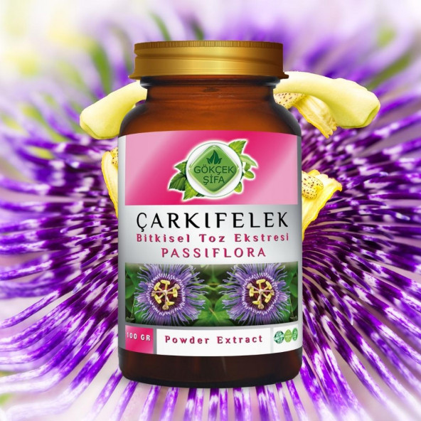 Passiflora (Çarkıfelek) Toz Ekstresi 100 gr. Cam Kavanoz - 9