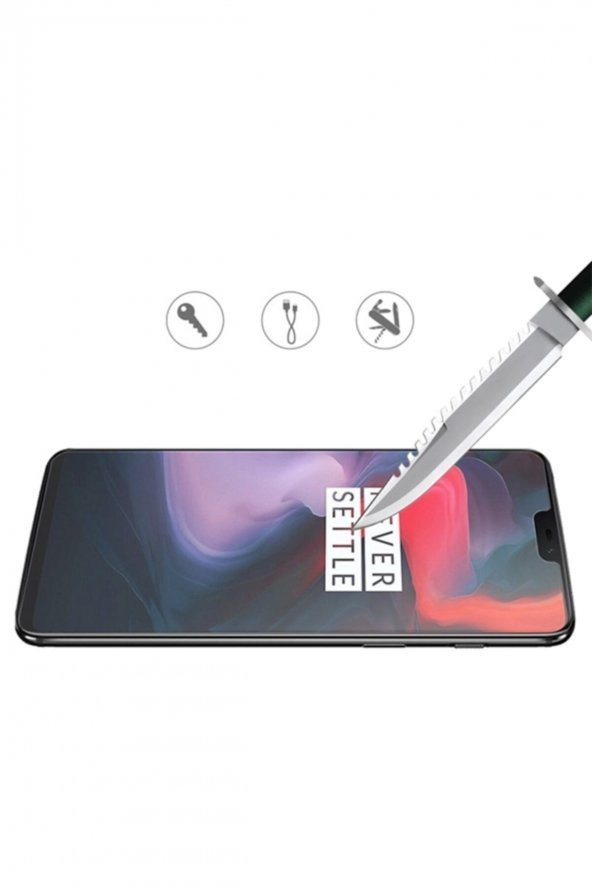 Ally Galaxy A80 Oleophobic Kaplama Tempered Kırılmaz Cam Ekran Koruyucu - Resim 4