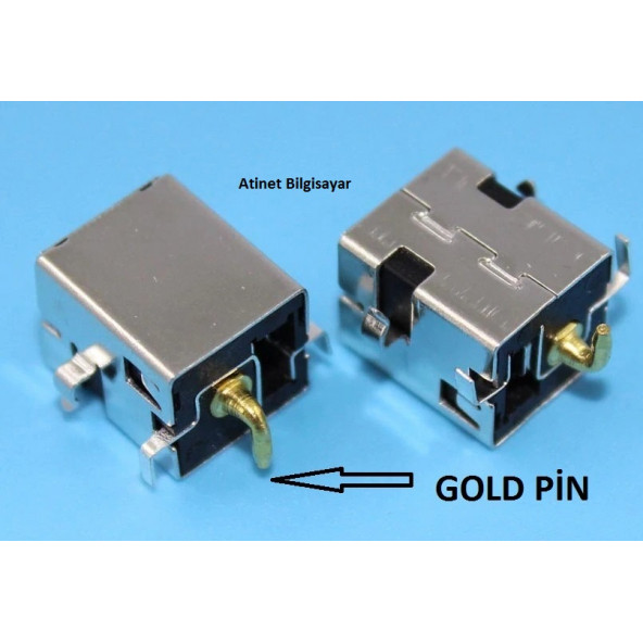 Asus  K52JB K52JC K52DE K52JE K52JK K52JR K52DR K52DY K52F Power Jack Dc Jack Şarj Soketi Gold Pin-2 - 3