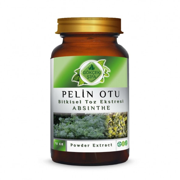 Pelin Otu Toz Ekstresi (Artemisia Absinthium)70 gr Cam Kavanoz