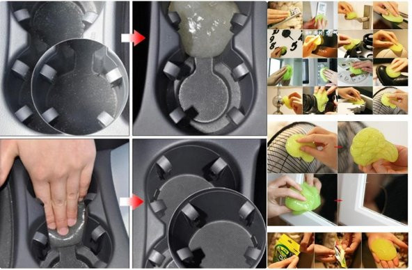 Arac Icinde Dar Bolgeleri Temizleyici Jel-klavye Temizlik Jeli - 3