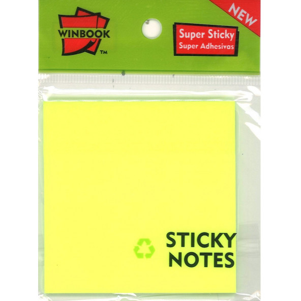 WINBOOK ŞEFAF POST-IT  SARI