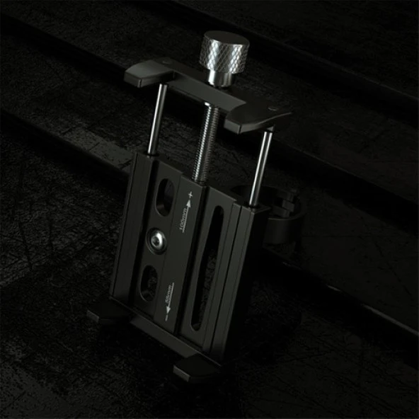 Ally KR01 Bisiklet Motorsiklet Gidon Telefon Tutucu,metal Vidalı - 3