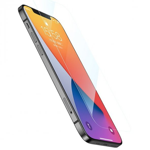 ALLY iPhone 12 Pro Max 6.7-inch Tempered Cam Ekran Koruyucu