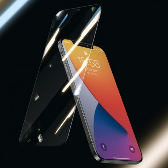 ALLY iPhone 12 Pro Max 6.7-inch Tempered Cam Ekran Koruyucu - Resim 2