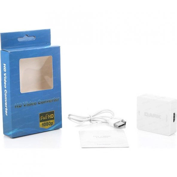Dark Analog VGA to HDMI Aktif Dönüştürücüsü (DK-HD-AVGAXHDMI) - 3
