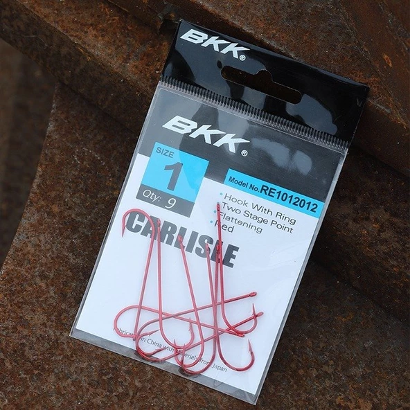 BKK Red Carlisle Bloodworm-R Kırmızı Olta İğnesi - 7