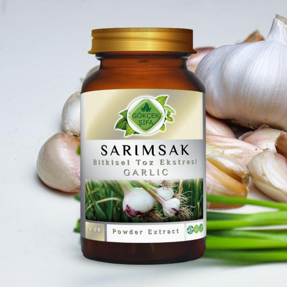 Sarımsak Toz Ekstresi (Sarımsak Allium Sativum)70 gr. Cam Kavanoz - 6