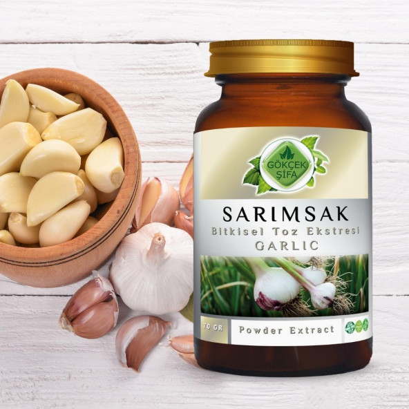 Sarımsak Toz Ekstresi (Sarımsak Allium Sativum)70 gr. Cam Kavanoz - 8