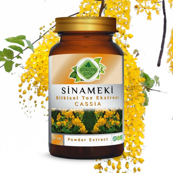 Sinameki Toz Ekstresi (Cassia Angustifolia) 90 gr Cam Kavanoz - 5