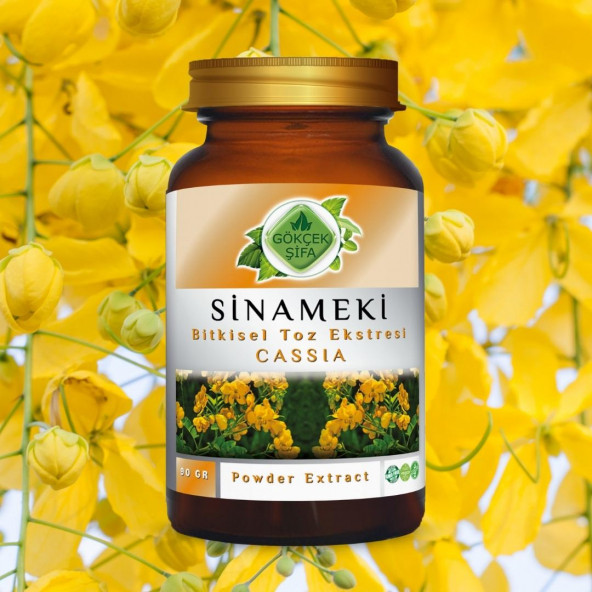 Sinameki Toz Ekstresi (Cassia Angustifolia) 90 gr Cam Kavanoz - 6