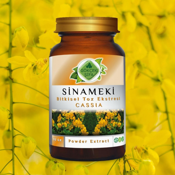 Sinameki Toz Ekstresi (Cassia Angustifolia) 90 gr Cam Kavanoz - 7