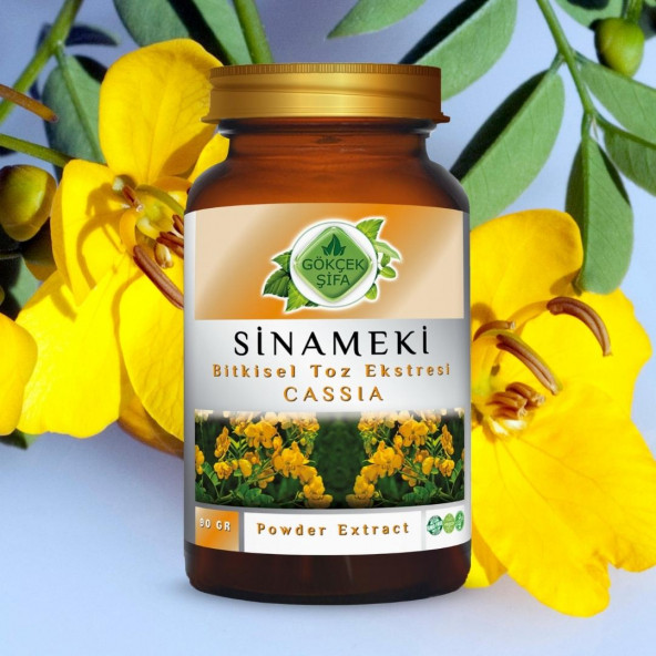 Sinameki Toz Ekstresi (Cassia Angustifolia) 90 gr Cam Kavanoz - 8
