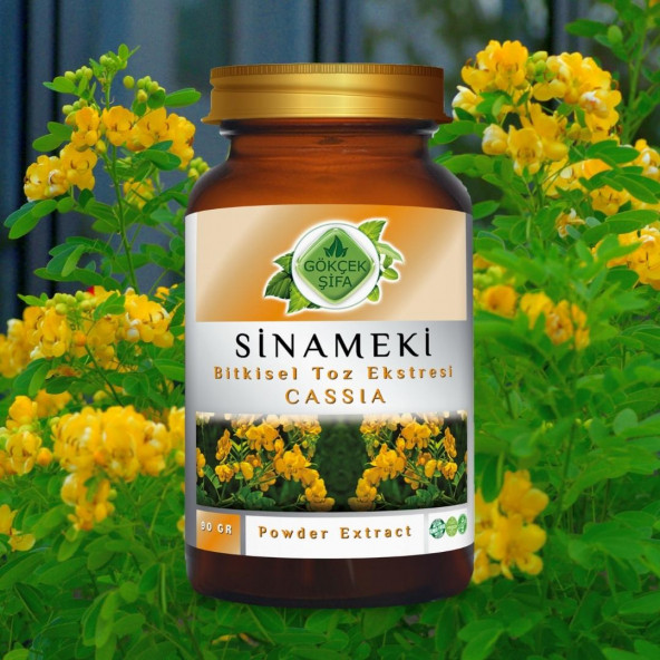 Sinameki Toz Ekstresi (Cassia Angustifolia) 90 gr Cam Kavanoz - 9