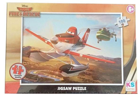100 Parça Disney Planes Fire And Rescue Çocuk Puzzle