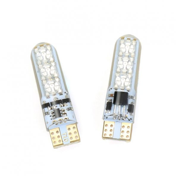Zhltech Kumandalı Rgb Led T10 Park Ampulu 2 Adet Set - 3