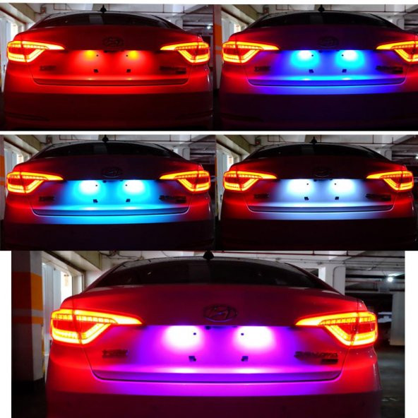 Zhltech Kumandalı Rgb Led T10 Park Ampulu 2 Adet Set - 5