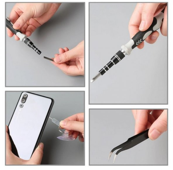 112 Parça Tornavida Tamir Seti - Resim 5