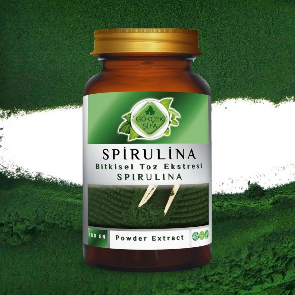 Spirulina Toz Ekstresi (Arthrospira Platensis)100 gr Cam Kavanoz - 9