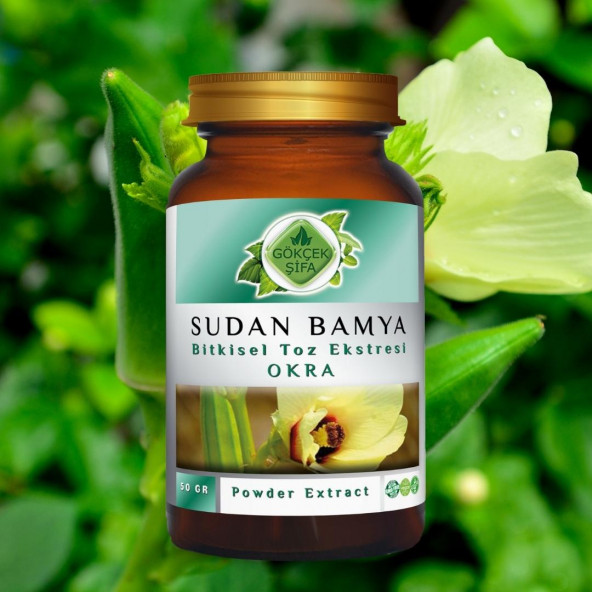 Sudan Bamya Toz Ekstresi 50 gr. Cam Kavanoz - 2