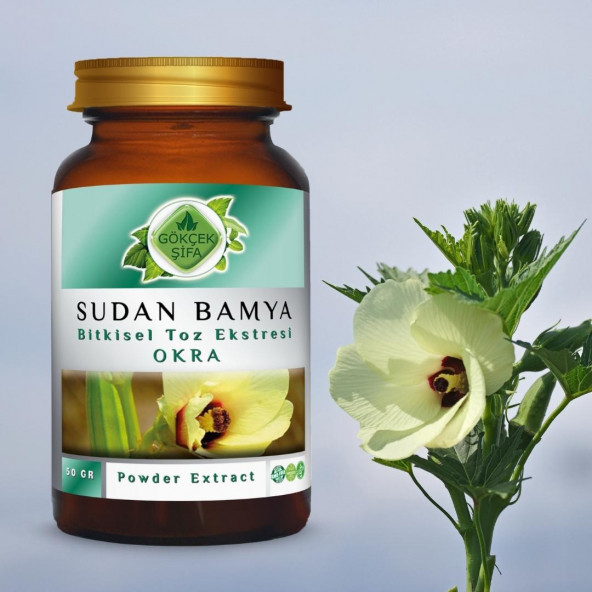 Sudan Bamya Toz Ekstresi 50 gr. Cam Kavanoz - 9