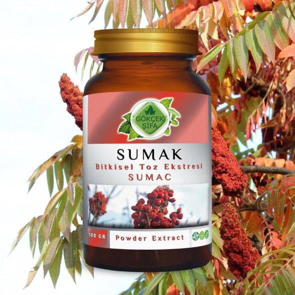 Sumak Toz Ekstresi (Sumak Rhus Coriaria L.)100 gr. Cam Kavanoz - 7