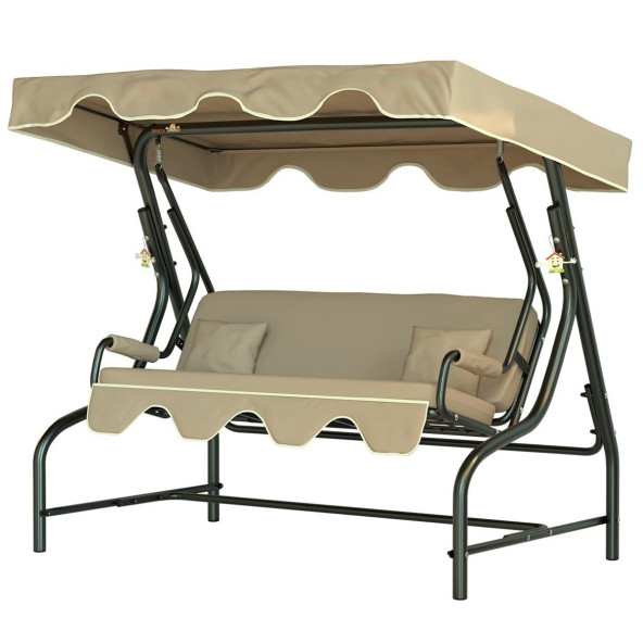 Yekta 3 Kişilik Bahçe Salıncağı Balkon Salıncak 200 cm Urla