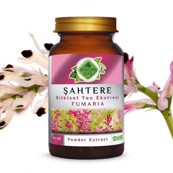 Şahtere Toz Ekstresi (Fumaria Officinalis)50 gr Cam Kavanoz - 3