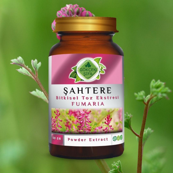 Şahtere Toz Ekstresi (Fumaria Officinalis)50 gr Cam Kavanoz - 5