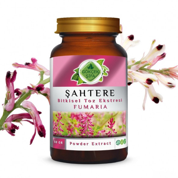 Şahtere Toz Ekstresi (Fumaria Officinalis)50 gr Cam Kavanoz - 7