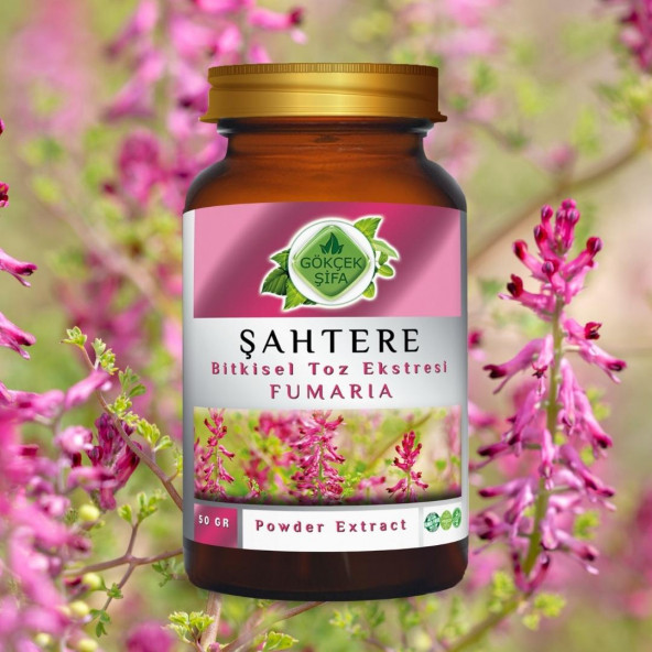 Şahtere Toz Ekstresi (Fumaria Officinalis)50 gr Cam Kavanoz - 8
