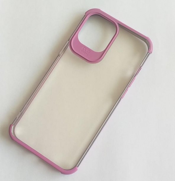 İphone 12 Pro Max Silikon Renkli Köşe Kamera Korumalı Lazer Kılıf - 2