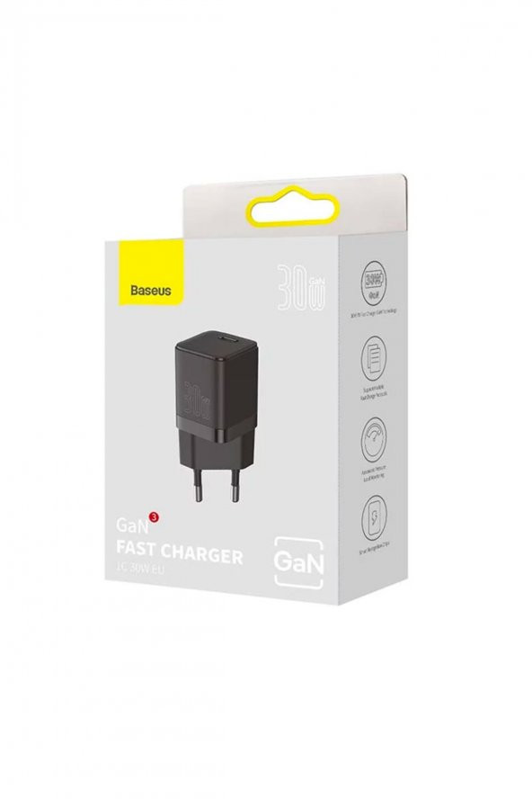 Baseus Gan3 30w Pd3.0, Qc4+ Pps Ultra Hızlı Type-c Hızlı Şarj Adaptörü - 6