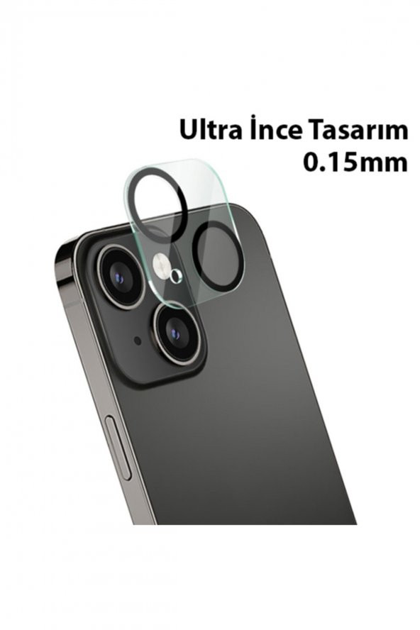 Ally Iphone 13-13 Mini 3d Full Tempered Glass Cam Kamera Koruyucu Şeffaf - 2