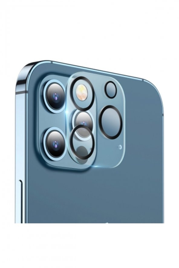 Ally Iphone 12 Pro Max 3d Full Tempered Glass Cam Kamera Koruyucu Şeffaf