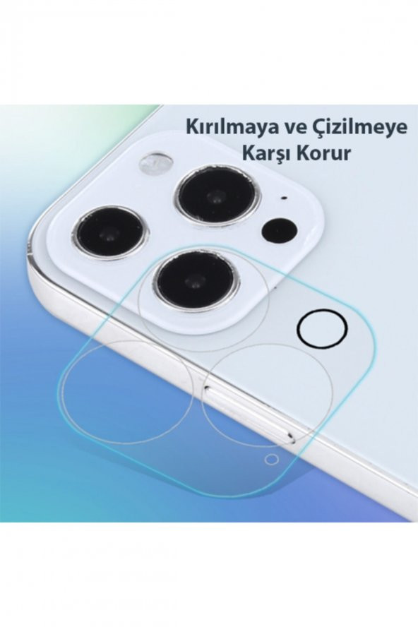 Gor Iphone 13 Pro 13 Pro Max 3d Tempered Cam Kamera Koruyucu 2adet Set Şeffaf - 2