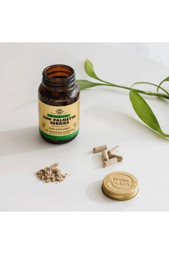 Solgar Saw Palmetto Berries 100 Kapsül 2 Adet - Resim 3