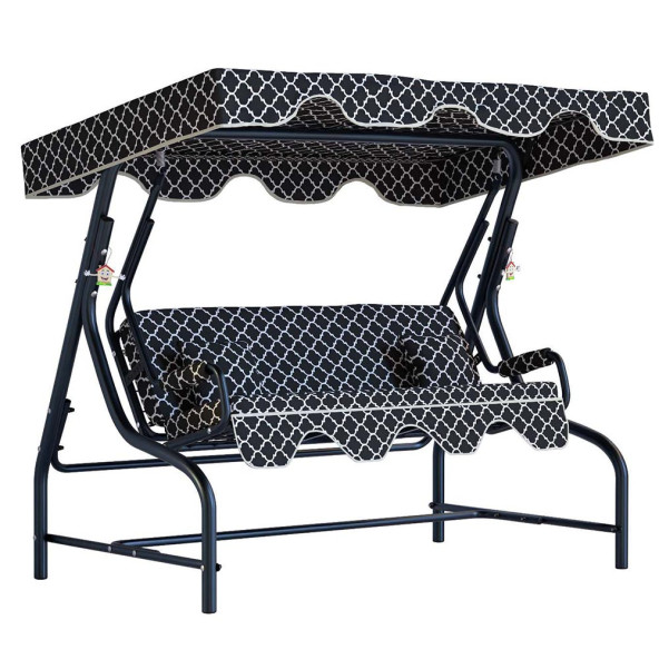 Yekta 3 Kişilik Bahçe Salıncağı Balkon Salıncak 200 cm Karaburun - 2