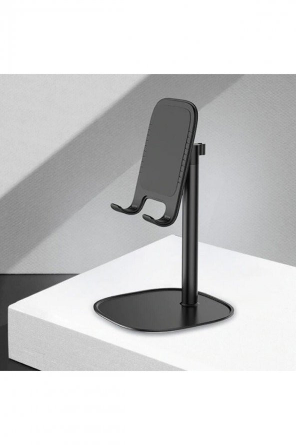 Ally Zm-12 Metal Cep Telefonu Ve Tablet Masaüstü Tutucu Stand Siyah - 3